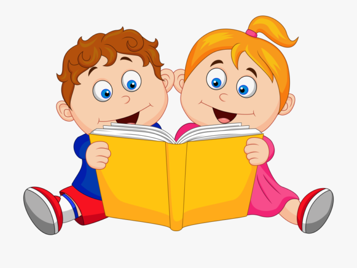 children reading booksc children reading booksc