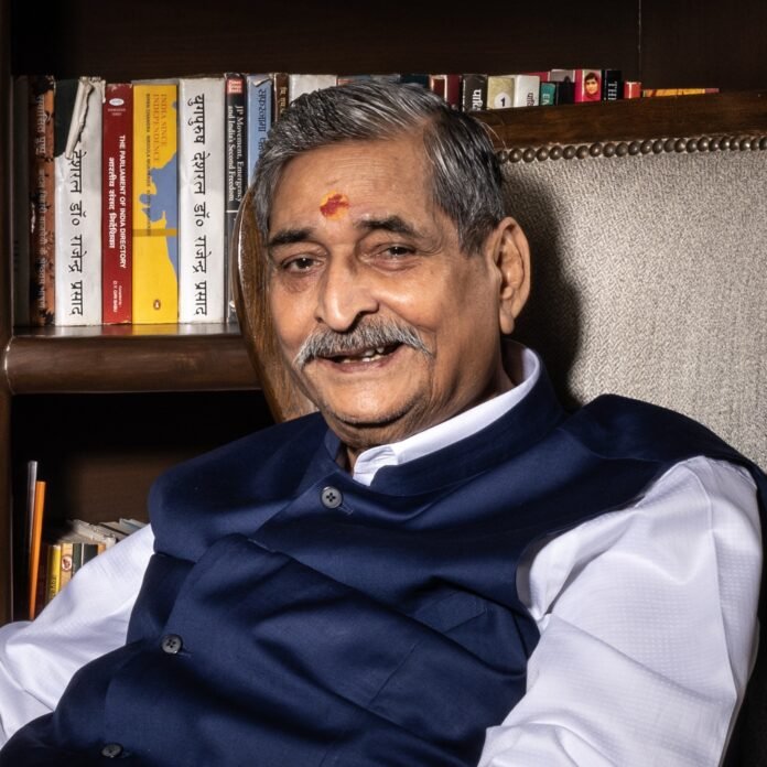 rk sinha, founder sis, former member of rajya sabha, at his residence, for it hindi shoot. phorograph by hardik chhabra. rk sinha, founder sis, former member of rajya sabha, at his residence, for it hindi shoot. phorograph by hardik chhabra.